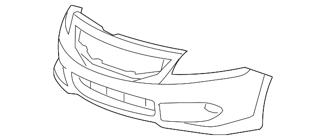 Primed Front Bumper Cover (DOT)